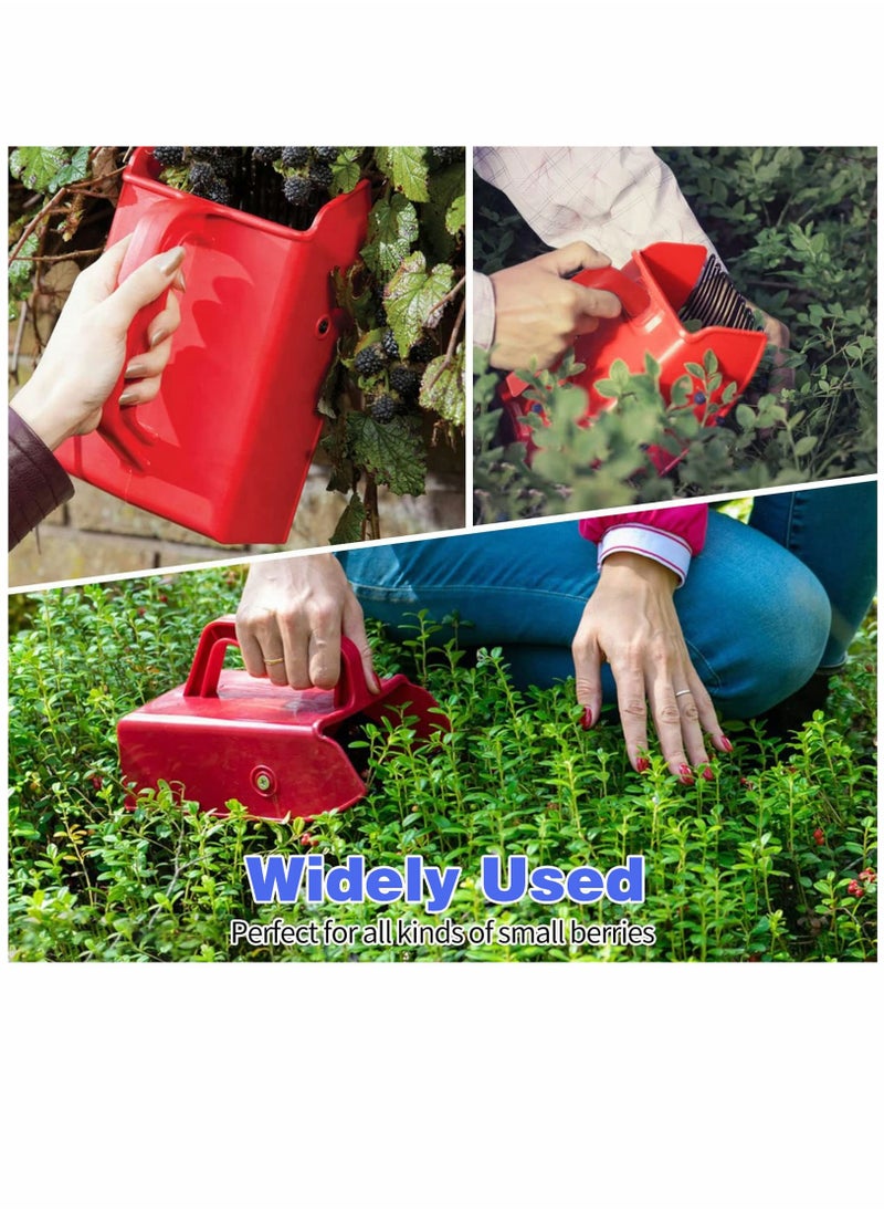 SYOSI - Berry Picker Portable Handheld Scoop Comb Tool Fruit Foraging Harvesting Collector with Ergonomic Soft Touch Handle Reinforced Coated Teeth for Cranberries Blueberries lingonberries Blackberries - Image 1