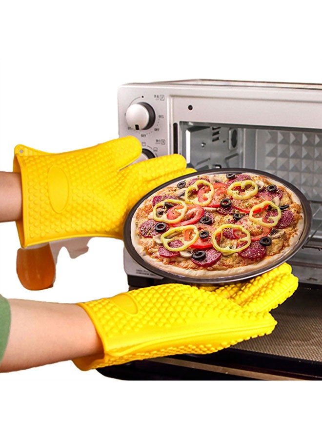 Home Pro Home Pro Silicone Glove 27 Cm Yellow  - Image 4