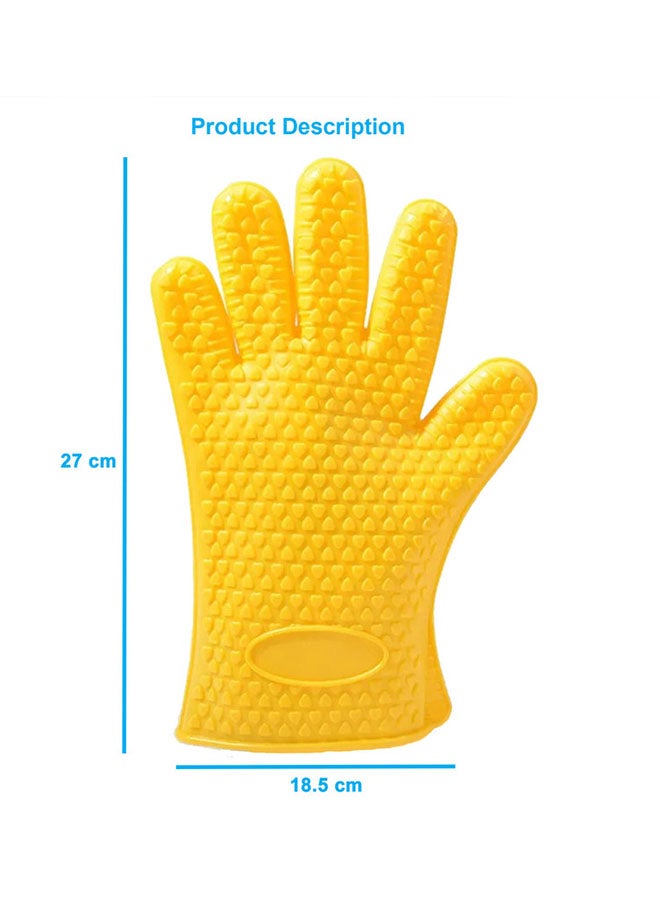 Home Pro Home Pro Silicone Glove 27 Cm Yellow  - Image 2