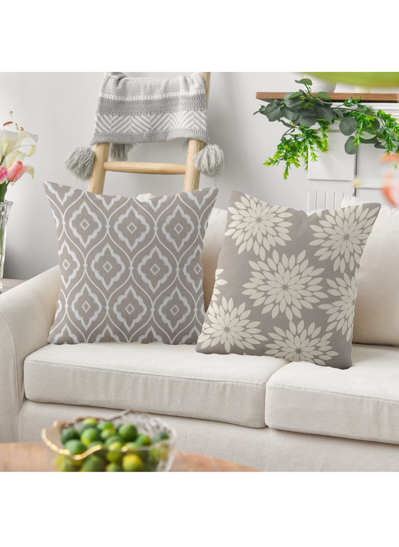 Set of 4 Cushion Covers Decorative Throw Pillow cases for Living Room Garden Outdoor Décor - pzsku/ZBF39D599715E0DB4C549Z/45/_/1729044853/1888501e-4d0a-4835-b8e7-6aae11dc2d36