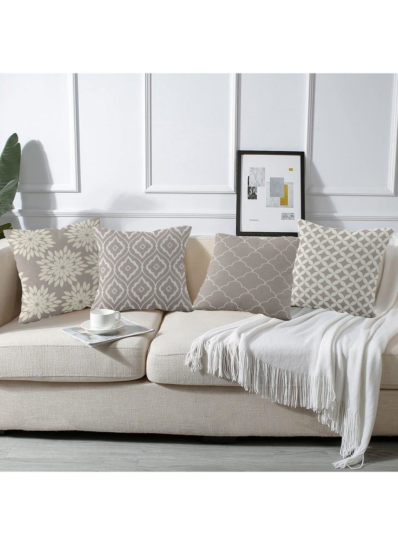 Set of 4 Cushion Covers Decorative Throw Pillow cases for Living Room Garden Outdoor Décor - pzsku/ZBF39D599715E0DB4C549Z/45/_/1729044853/47f10298-d4d5-4669-80b2-d5350f744f5e