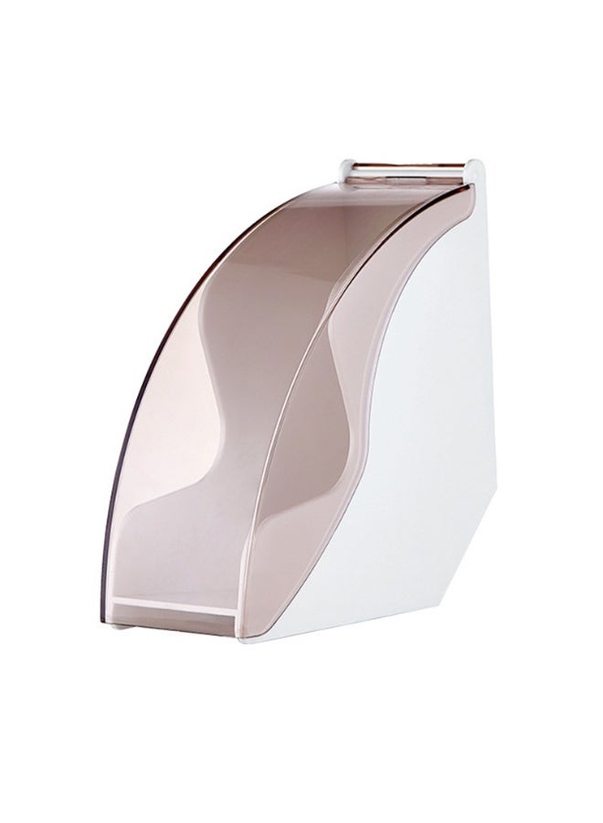 Coffee Filter Paper Holder with Dustproof Cover Coffee filter Storage Plastic Filter Paper Holder Dispenser for Home,Cafe,Office Storage - Image 1