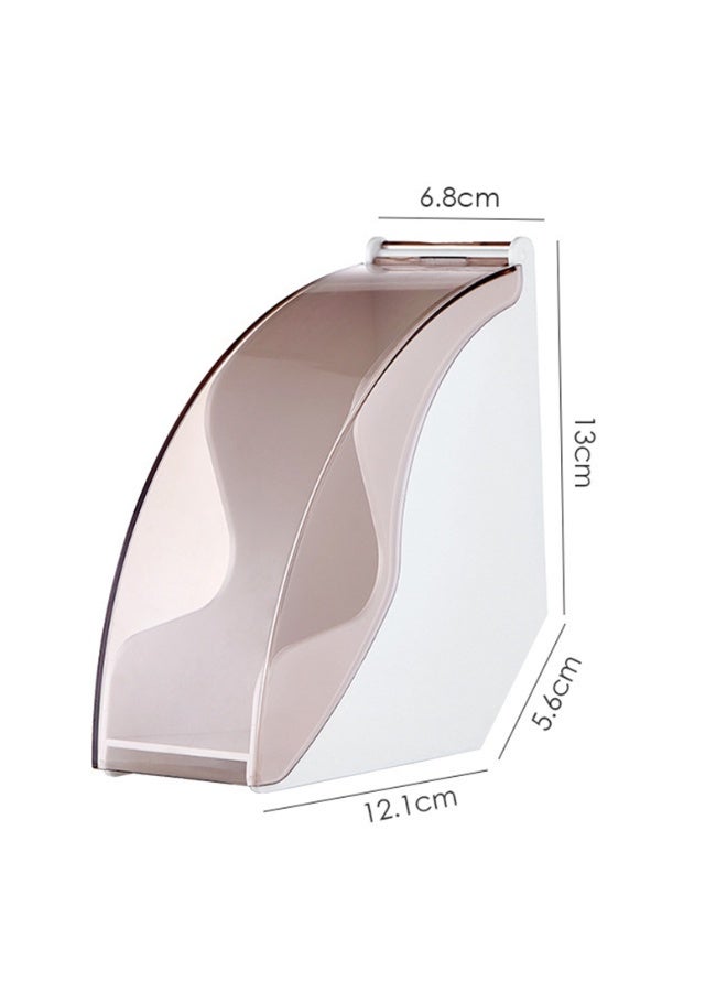 Coffee Filter Paper Holder with Dustproof Cover Coffee filter Storage Plastic Filter Paper Holder Dispenser for Home,Cafe,Office Storage - Image 2