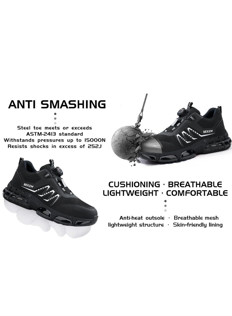 BEXOW Titan Safety Shoes Steel Toe Lightweight & Anti Slip Industrial Work Sneakers - Image 5