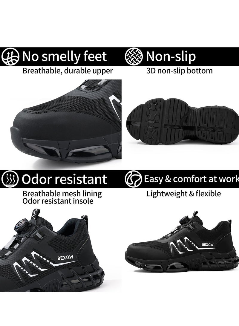 BEXOW Titan Safety Shoes Steel Toe Lightweight & Anti Slip Industrial Work Sneakers - Image 3