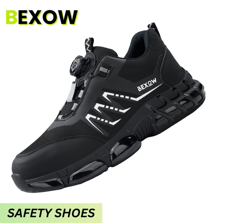 BEXOW Titan Safety Shoes Steel Toe Lightweight & Anti Slip Industrial Work Sneakers - Image 1