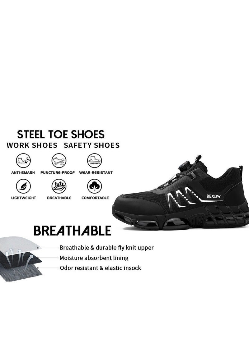 BEXOW Titan Safety Shoes Steel Toe Lightweight & Anti Slip Industrial Work Sneakers - Image 4