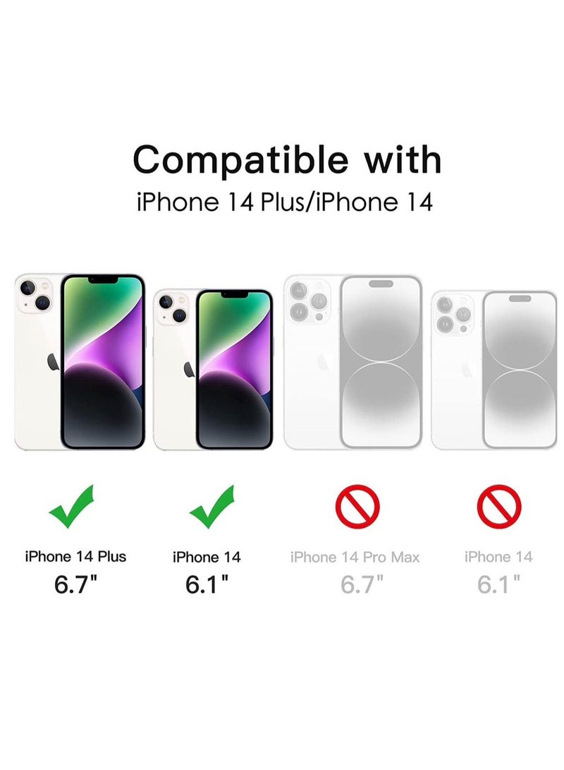 general Camera Lens Protector for iPhone 14 / iPhone 14 Plus (Silver) Single Ring Cover 9H Tempered Glass HD 1 Set - Silver  - Image 2