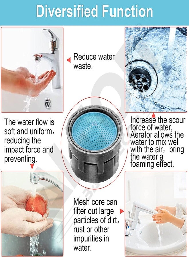 ALTON ALD345, 10-Piece Replacement Water Aerator Tap and Faucet Foam, Blue - Image 5