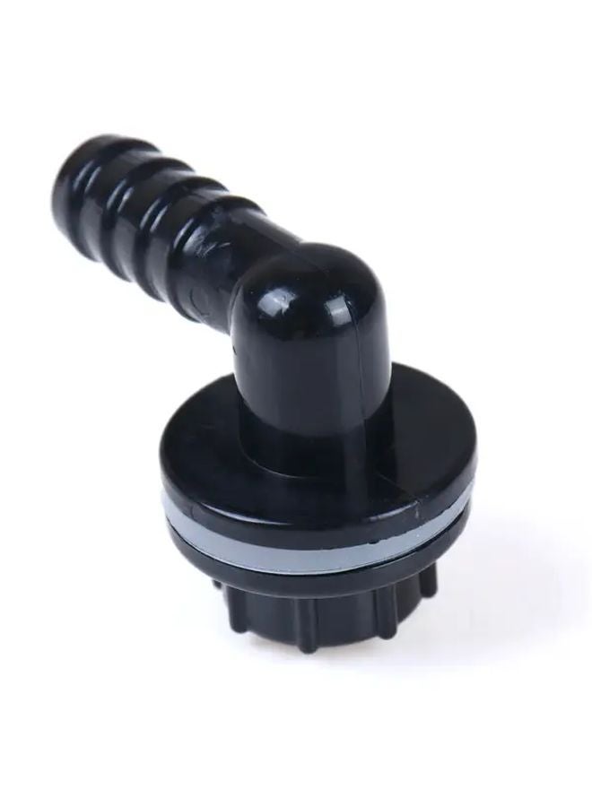 1 قطعة 3/8 إلى 14 مم وصلة زاوية لحوض السمك 90 درجة صمام تصريف حوض الأسماك - Image 3