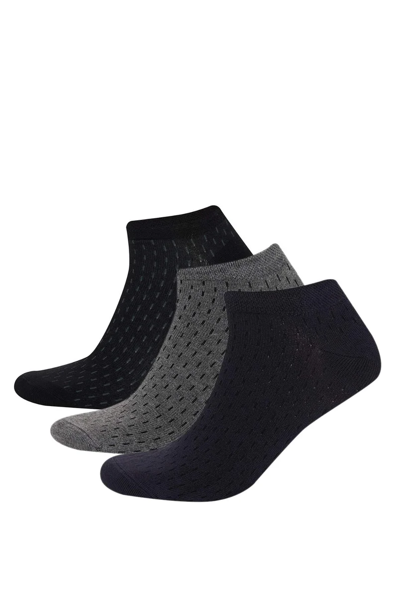 ديفاكتو Man Seamless 3 Piece Bamboo Ankle Socks