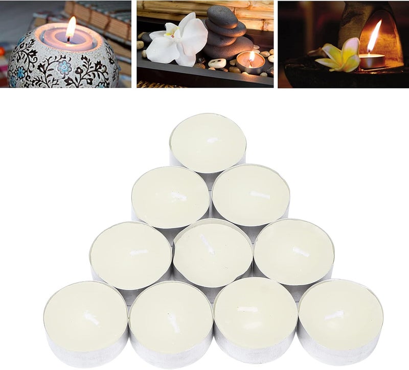 klarako 10pcs Scented Small Candles, Smokeless Aluminum Housing Tea Lights for Wedding Party - Image 5
