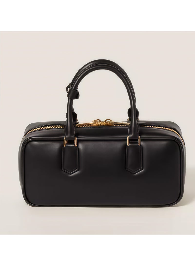 Miu Miu Matelassé Nappa Leather Women's Bag, Women's Tote Bag, Women's Shoulder Bag, Women's Cross body Bag, Women's Handbag, Black - Image 5