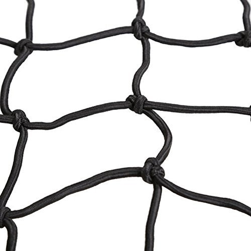 Dogxiong 2 Package 6 Hook 15" x15" (40x40cm) Motorcycle Cargo Net for Helmet Motorbike Bikes Elasticated Bungee Cord Cargo Net Luggage Mesh Bungee Net Storage Tie Down Adjustable - Image 3