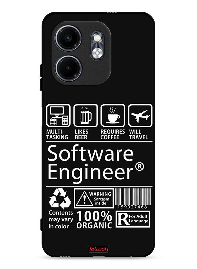 Tolwak Infinix Hot 50i 4G Protective Case Cover Software Engineer Sticker - Image 1