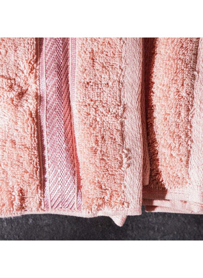 DANUBE HOME Ecotwist Face Towel 4-Piece Set 33x33 Cm Peach  - Image 3