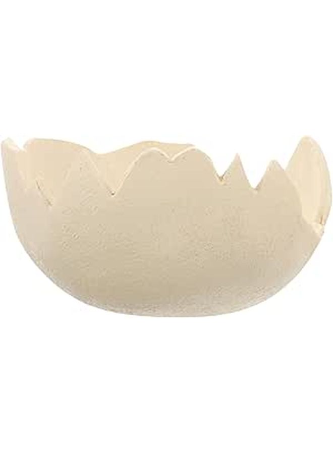 Newborn Photo Prop Eggshell Cradle for Baby Photography Versatile Decor for Events White - Image 1