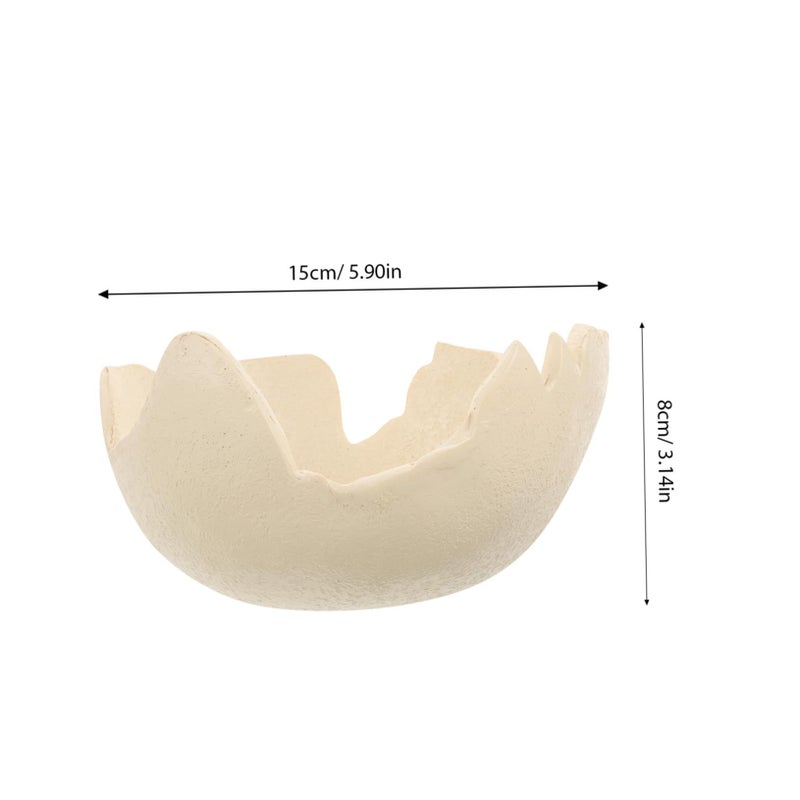 Newborn Photo Prop Eggshell Cradle for Baby Photography Versatile Decor for Events White - Image 3