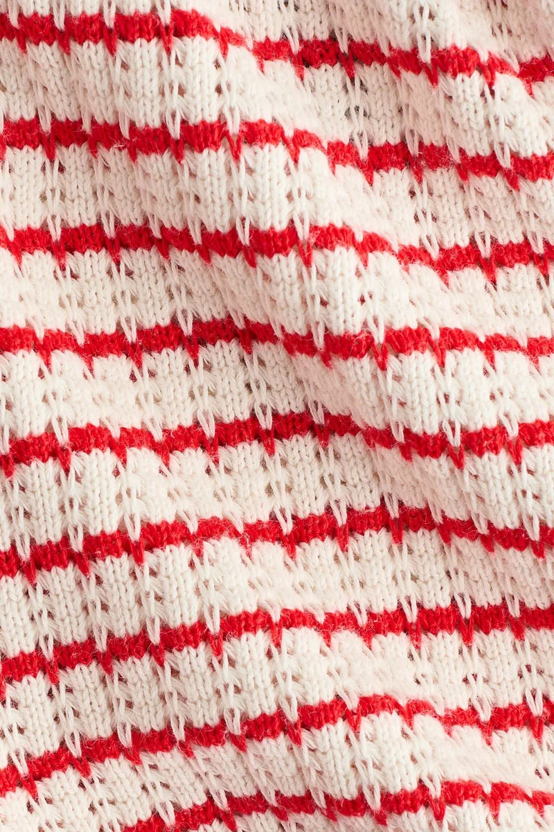 H&M Textured-knit shorts