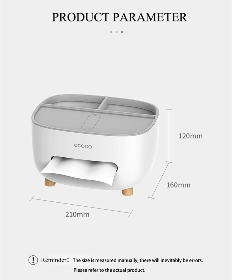 bosig® PVC, Multifunction Box, Pen Holder, Remote Control,Holder, Storage Box, Cosmetic (Pack of 1) - Image 5