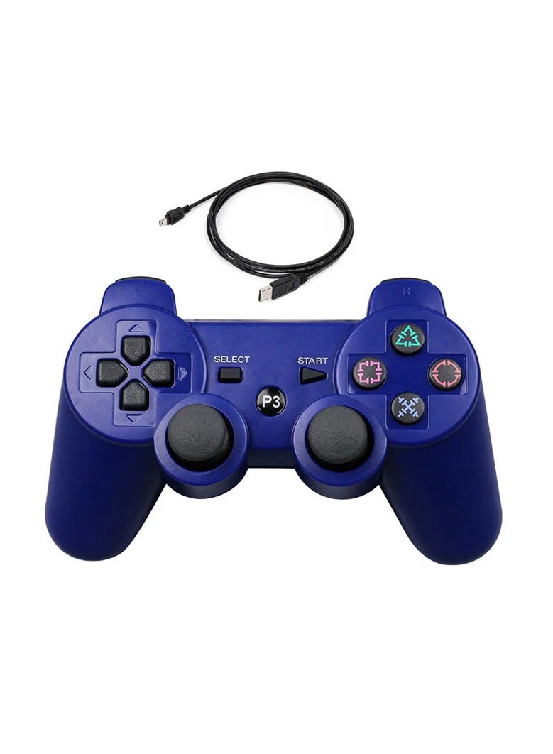 Controllers for PS3 ,Wireless Playstation 3 Gaming Controller with  Motion Sensor, Bluetooth Rechargeable PS3 Controller Gamepad Remote PS3,BLUE - Image 3