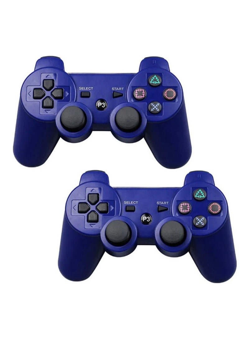 Controllers for PS3 ,Wireless Playstation 3 Gaming Controller with  Motion Sensor, Bluetooth Rechargeable PS3 Controller Gamepad Remote PS3,BLUE - Image 2