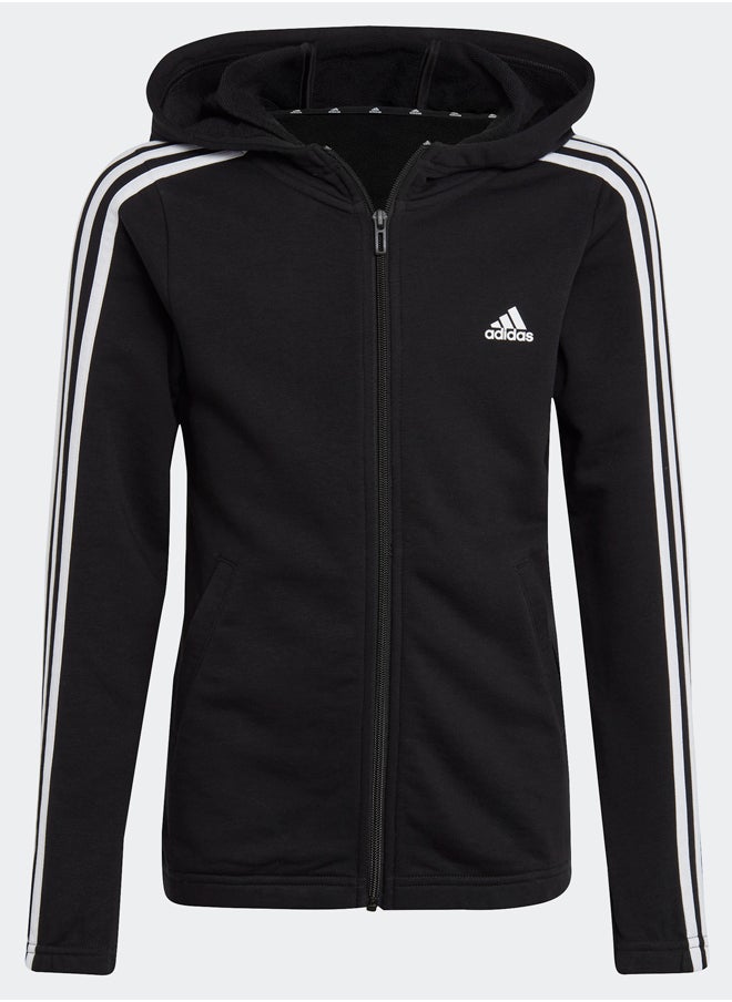 Adidas Essentials 3-Stripes Full-Zip Hoodie  - Image 1