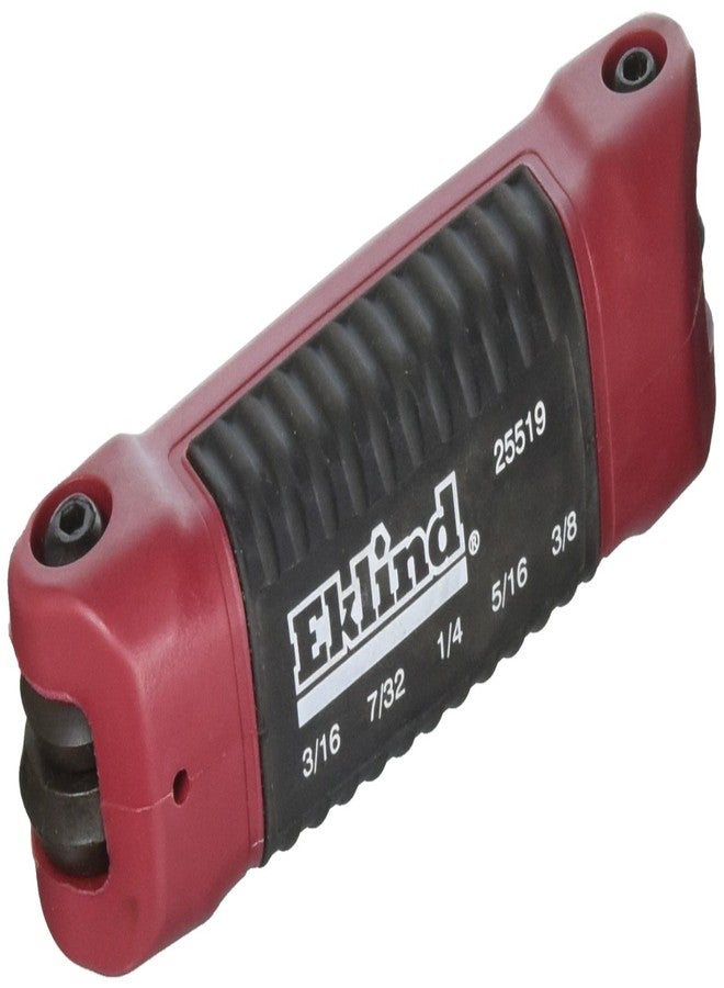 Eklind Tool EKLIND 25519 Ergo-Fold Fold-up Ball-Hex allen wrench - 5pc set SAE Inch Sizes 3/16-3/8 - Image 3