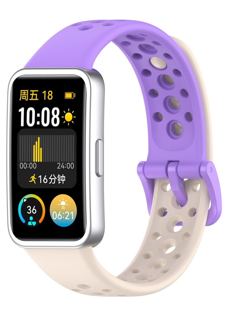 HW - 4Pcs Silicone Watchband For Huawei Band 8 Huawei Band 9 Strap SmartWatch WristbandBracelet Wriststrap Sport Replacement - Image 1