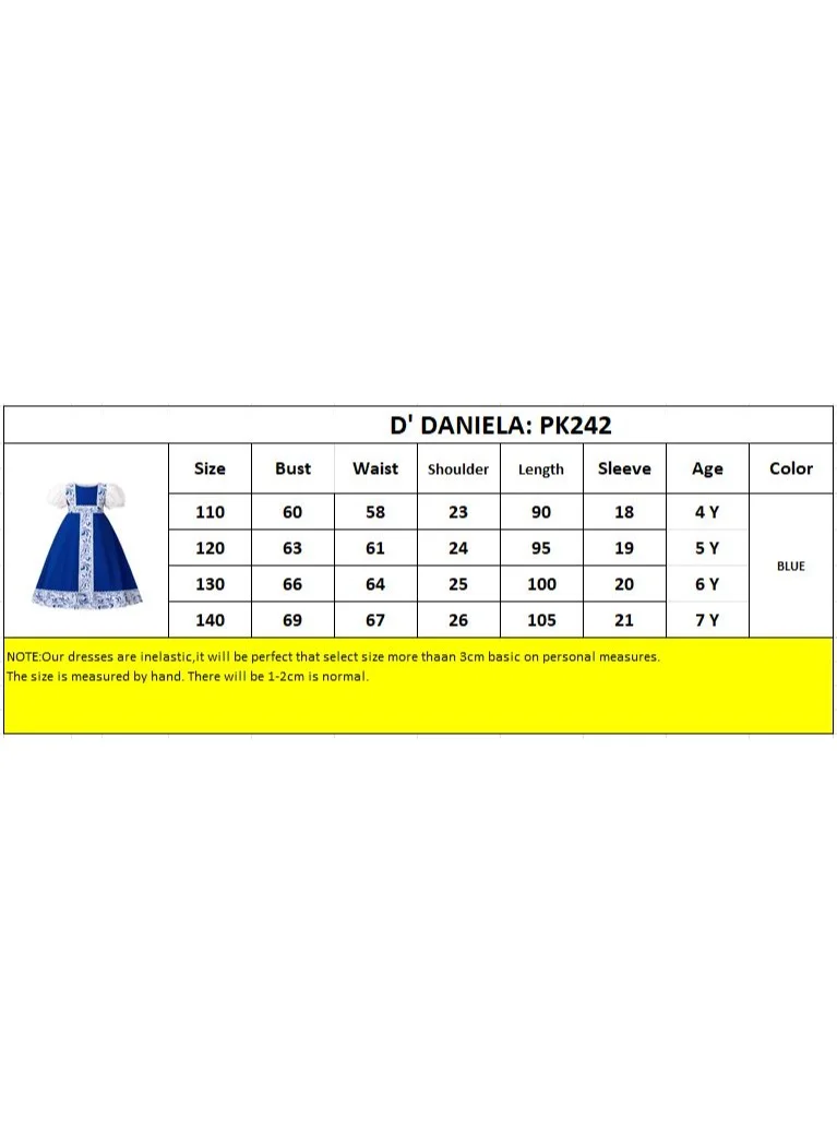 D'Daniela D'Daniela - Mini Mystique Russian SarafanTraditional Dress - Blue