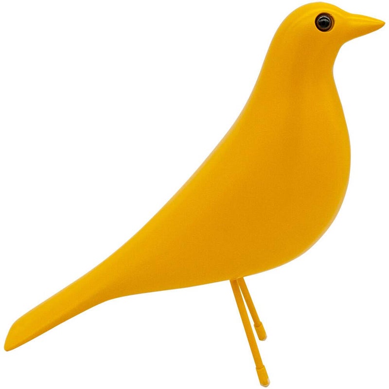 Mid Century Home Decor House Bird Adornment Office Home Decor Desk Dove Ornament Arts Pigeon Gifts Replica Sculpture Yellow