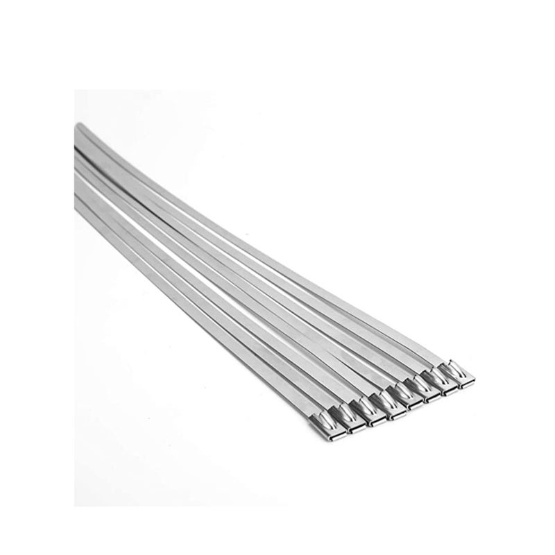 Barakah 304 Stainless Steel, Strong and Durable Metal Cable Zip Ties, Multi-purpose Heavy Duty Self-locking Cable Tie - Image 3