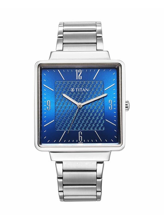 TITAN Blue Dial Stainless Steel Watch For Man 10005Sm01 - Image 1
