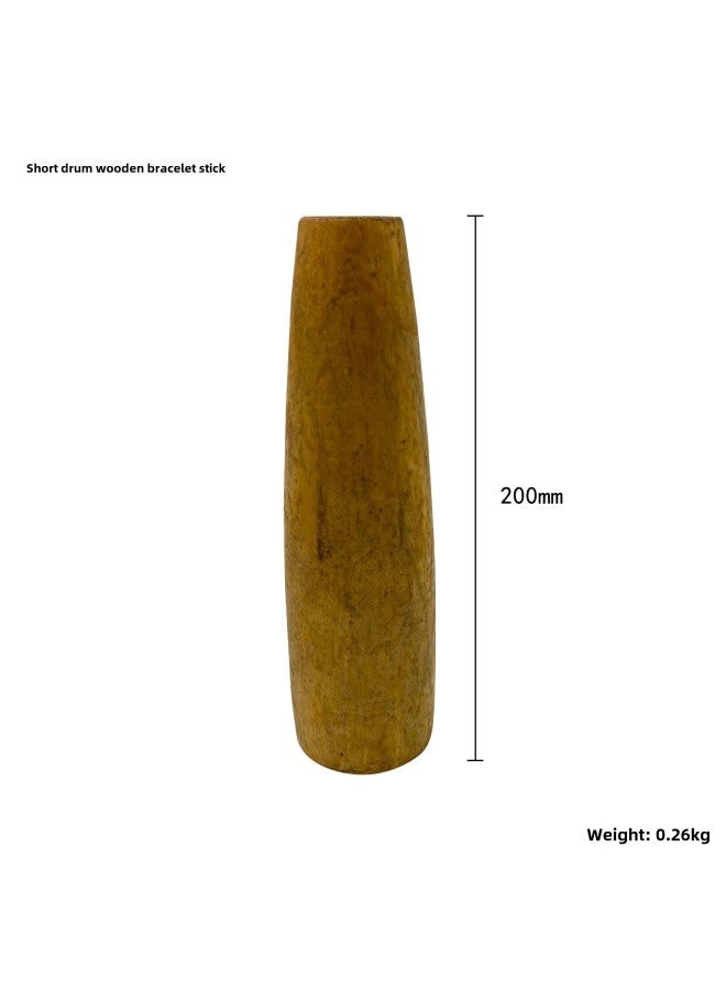 Wooden Bracelet Stick Round Egg-Shaped Drum-Shaped Step Slot Bracelet Repair Plastic Correction Extended Measurement Wooden Stick Solid Wood-Model:GH437F Short Drum Bracelet Wooden Stick  - Image 1