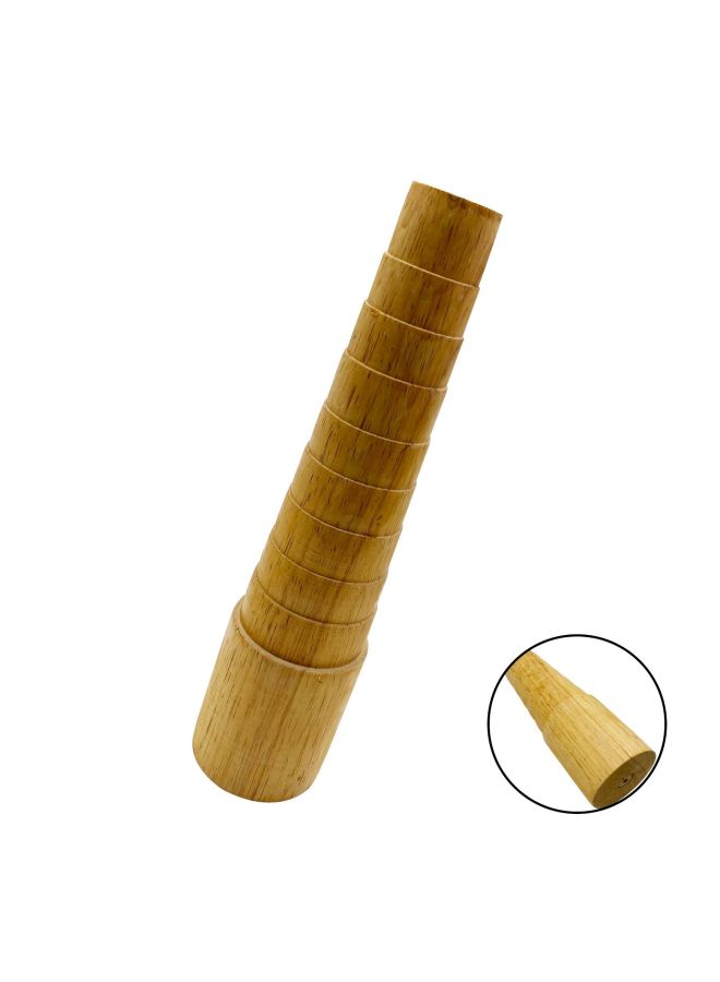 Wooden Bracelet Stick Round Egg-Shaped Drum-Shaped Step Slot Bracelet Repair Plastic Correction Extended Measurement Wooden Stick Solid Wood-Model:GH437F Short Drum Bracelet Wooden Stick  - Image 5