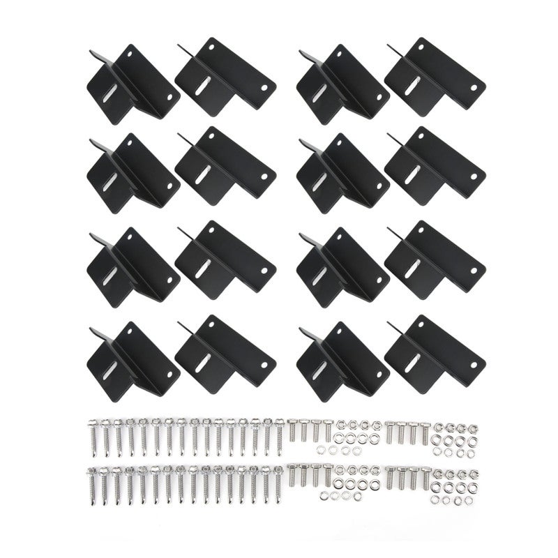 Solar Panel Mounting Bracket Aluminum Alloy Z Shape - High Bending Strength Stainless Steel Fasteners for RV Boat Cement Flat Roof Off Grid PV System - Image 3