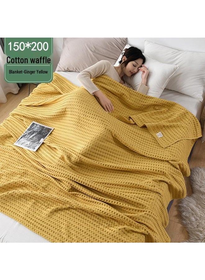 بطانية منشفة قطنية صيفية - بطانية تكييف هواء للبالغين