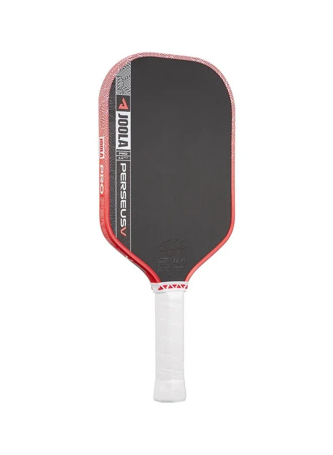 JOOLA JOOLA Perseus Pro V Pickleball Paddle – Ben Johns Blaze Red 14mm | Carbon Fiber Surface | KineticFrame Tech | Elongated Shape | Power & Spin | USAPA Approved