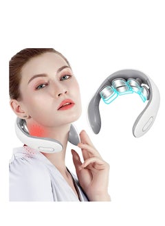 Y&D Neck Massager with Heat, Lymphatic for Pain & Fatigue Relief, 6 Modes 9 Levels Portable Perfect Gifts  - Image 1