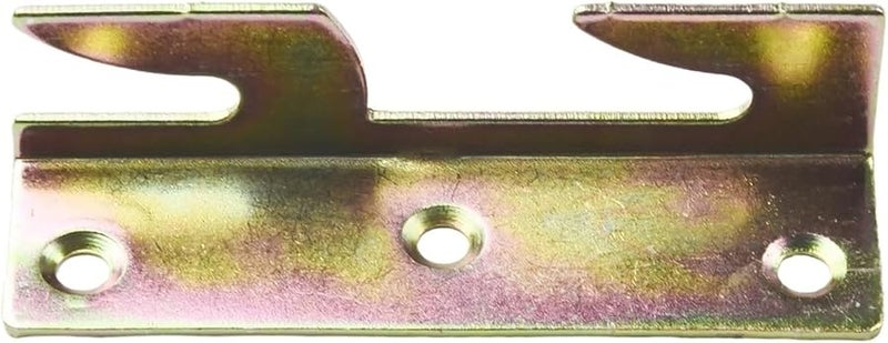 4 Sets Non Mortise Bed Hinges With Rail Brackets For Reinforced Bed Frame - Image 1