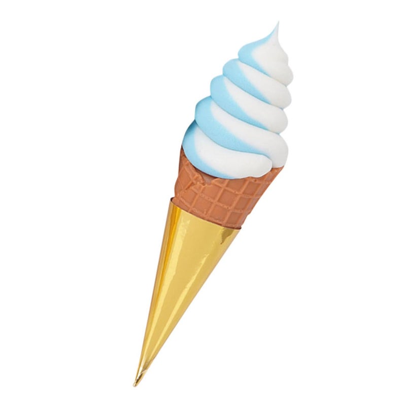 Lifelike Artificial Ice Cream Cone Model For Home Decor Photography Display - Image 2
