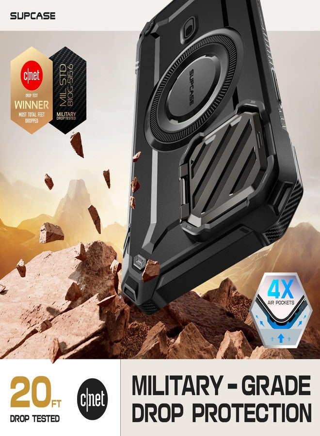 SUPCASE for iPhone 16 Pro Case 6.3'' 2024 with Camera Control Capture Button (UBMag XT), [Compatible with MagSafe] [Camera Cover Stand] [Military-Grade Protection] Rugged Magnetic Phone Case, Dark - Image 5