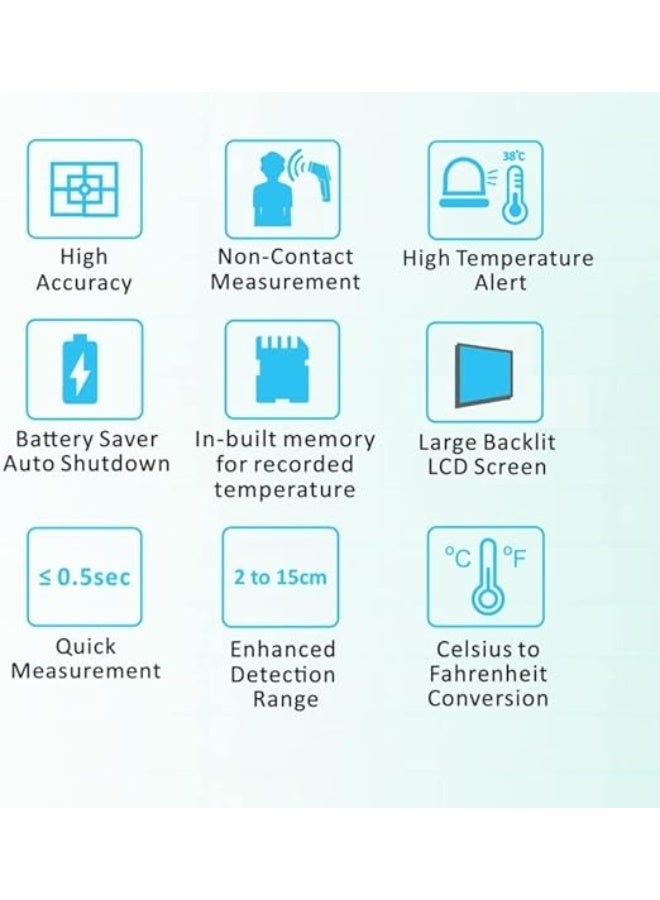 Digital Infrared Temperature Meter – Non-Contact Thermal Pyrometer up to 118°C – Fast & Easy-to-Use for Daily Measurements - Image 2