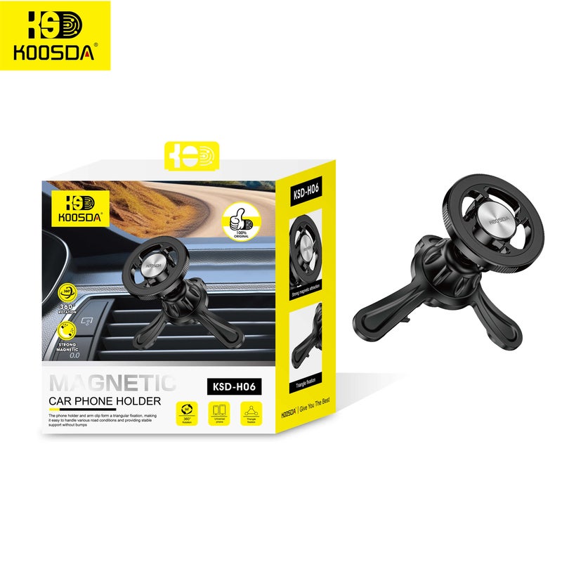 KOOSDA KSD-H06 Compact Car Phone Holder – Stable Grip and Adjustable Viewing Angle - Image 2
