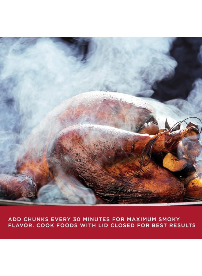 Fire & Flavor Cherry Wood Chunks for Smoking and Grilling - All-Natural, Long-Lasting with a Mildly Sweet Flavor - Large Chunk Wood Chips for Smokers,Red 2kg  - Image 5
