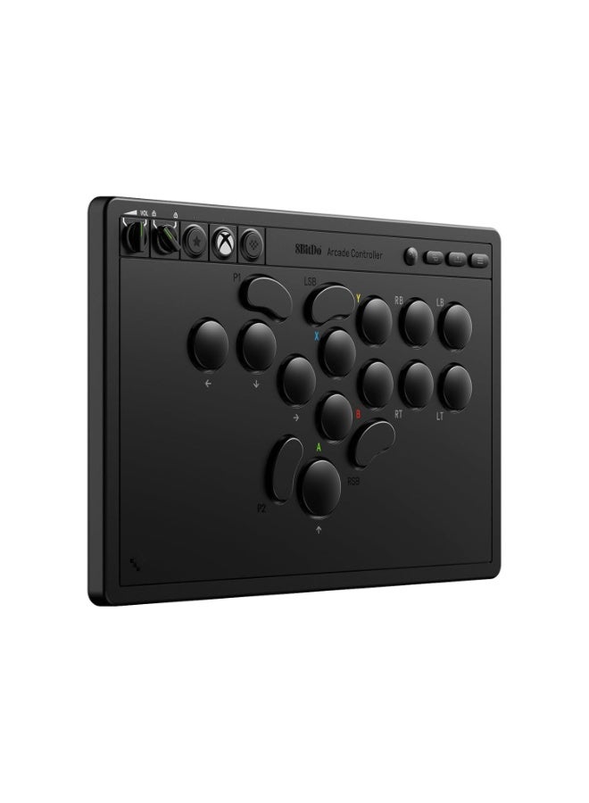 8Bitdo All-Button Arcade Controller for Xbox Series X|S, Xbox One & PC, 2.4G Wireless, Low-profile Mechanical Switches, Programmable Buttons, Hot-swappable PCB, RGB Lighting - Officially Licensed - Image 1