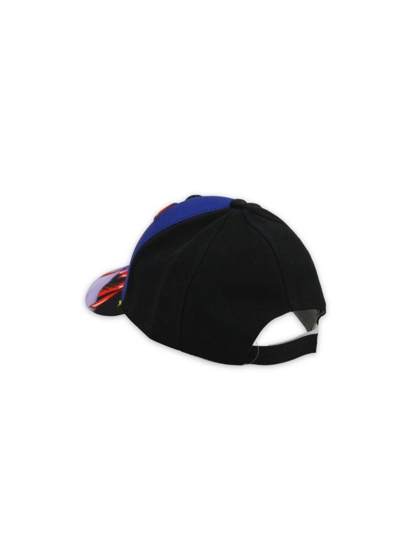 Boys Cap – Black with Super-Man Print - Image 2