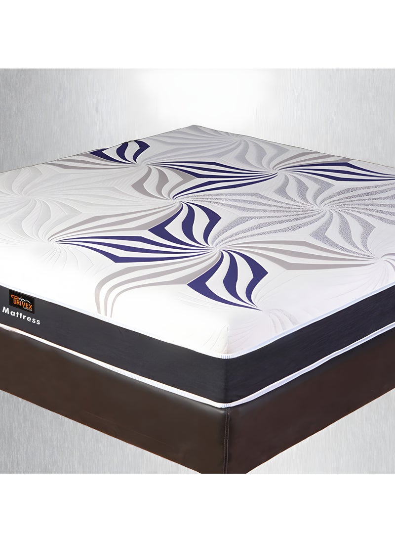 TRIVEX King Size Mattress with Zoned Support - Italian Memory Foam for Spine Balance & Pressure Relief, Ultra Premium Panel, 30cm Thickness, 10-Year Warranty, Orthopedic King Mattress 200Lx180W  - Image 4