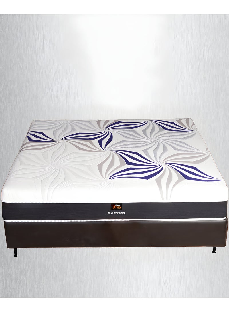 King Size Mattress with Zoned Support - Italian Memory Foam for Spine Balance & Pressure Relief, Ultra Premium Panel, 30cm Thickness, 10-Year Warranty, Orthopedic King Mattress 200Lx180W