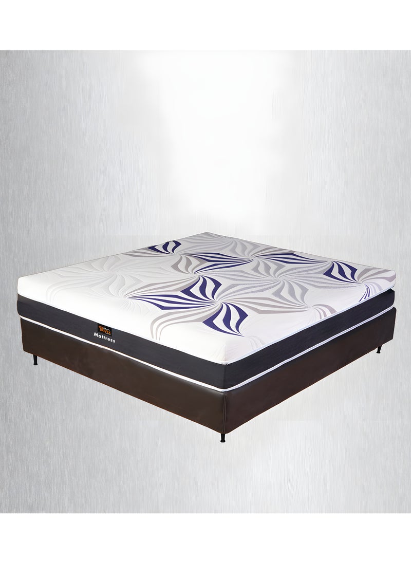 TRIVEX King Size Mattress with Zoned Support - Italian Memory Foam for Spine Balance & Pressure Relief, Ultra Premium Panel, 30cm Thickness, 10-Year Warranty, Orthopedic King Mattress 200Lx180W  - Image 5
